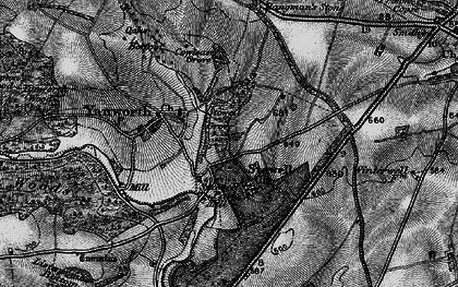 Old map of Stowell in 1896