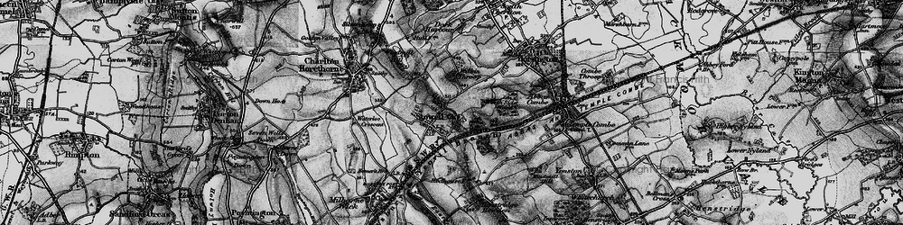 Old map of Stowell in 1898