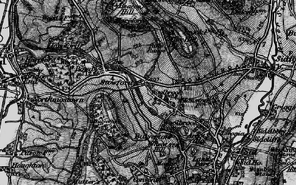 Old map of Stowford in 1897