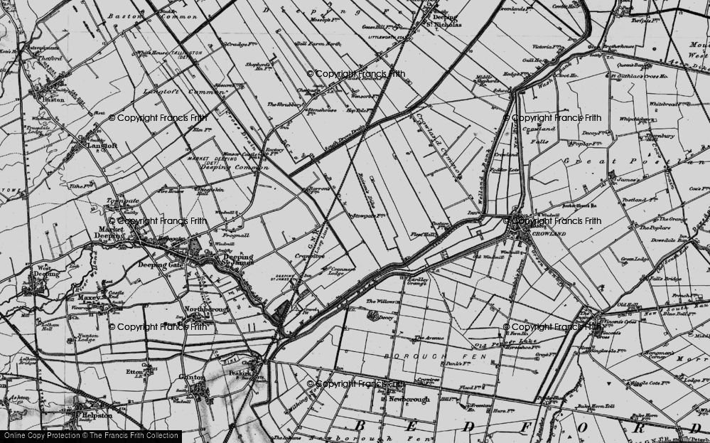 Old Map of Stowgate, 1898 in 1898