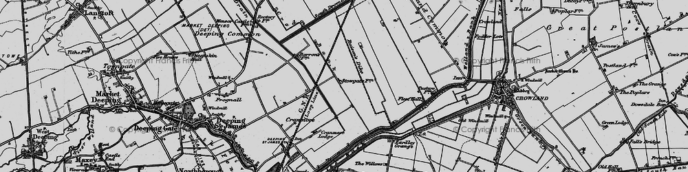 Old map of Stowgate in 1898