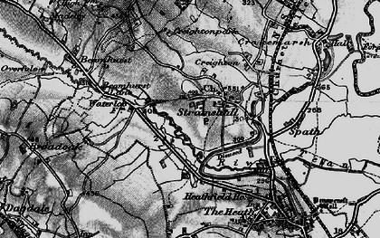 Old map of Stramshall in 1897