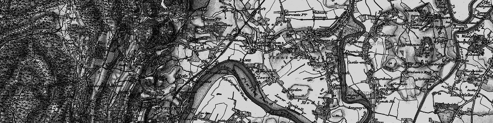 Old map of Arlingham Warth in 1896