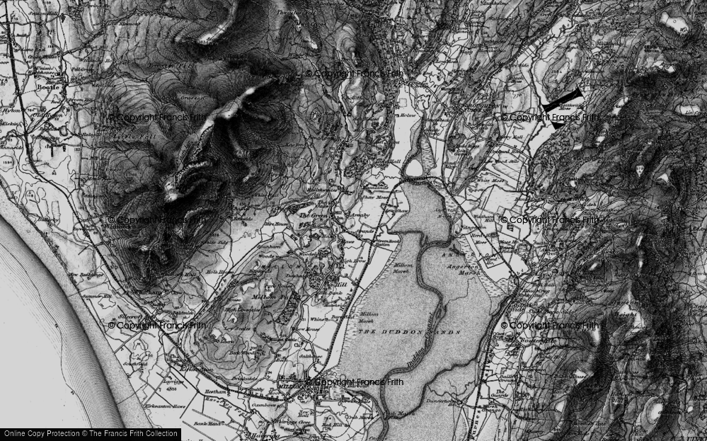 Old Map of Strands, 1897 in 1897