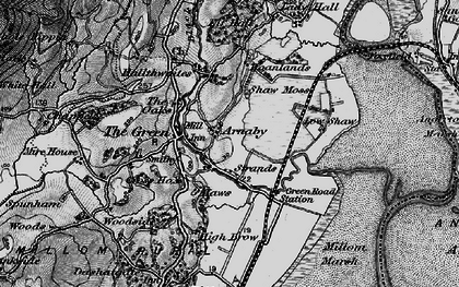 Old map of Strands in 1897