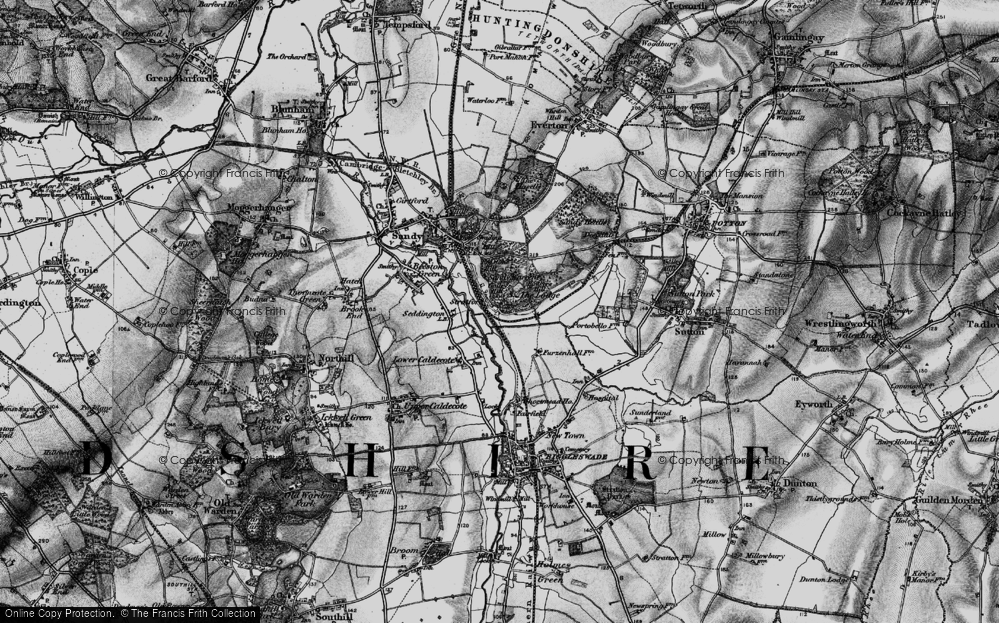 Old Map of Stratford, 1896 in 1896