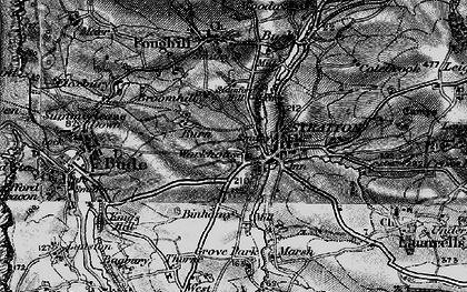 Old map of Diddies in 1896