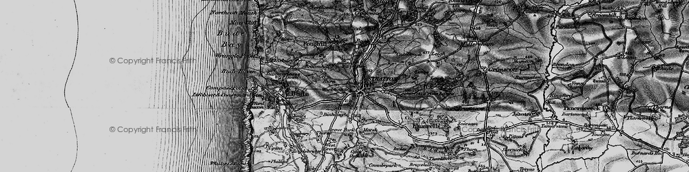 Old map of Binhamy in 1896