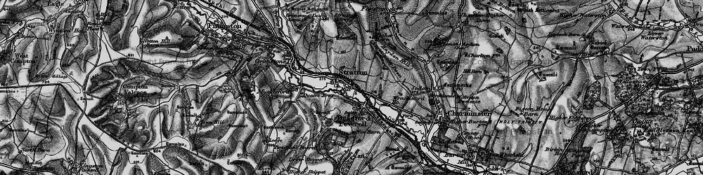 Old map of Ash Hill in 1897