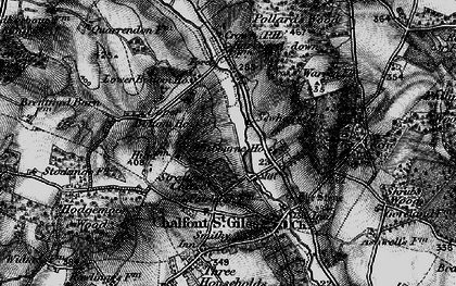Old map of Brentford Grange in 1896