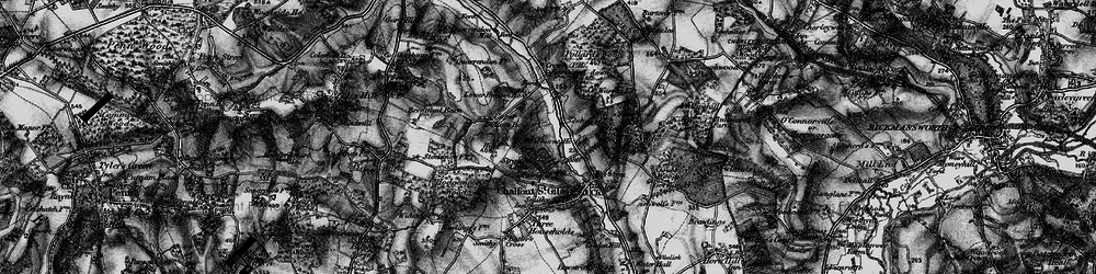 Old map of Brentford Grange in 1896