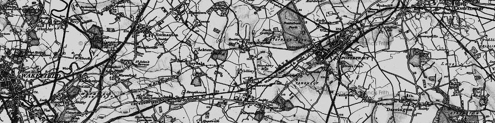 Old map of Strawberry Hill in 1896