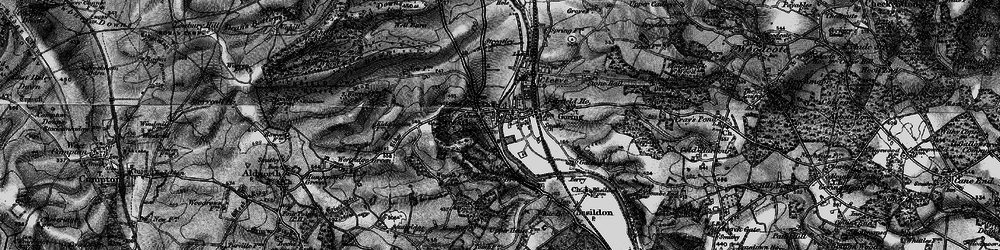 Old map of Streatley in 1895