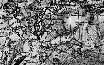 Old map of Lea Green in 1896