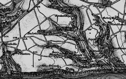 Old map of Bulstone in 1897