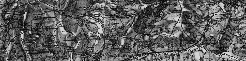 Old map of Street in 1898