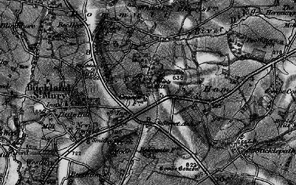 Old map of Street Ash in 1898