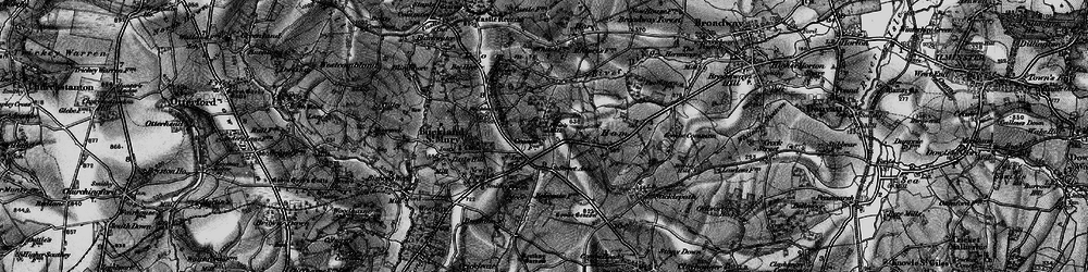 Old map of Street Ash in 1898