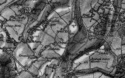 Old map of Street End in 1895