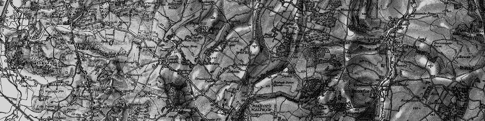 Old map of Belmore Ho in 1895