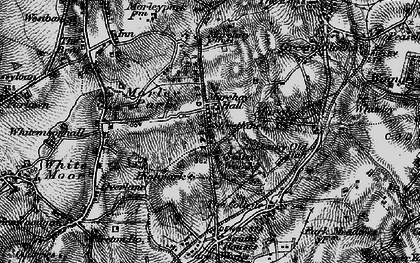 Old map of Street Lane in 1895
