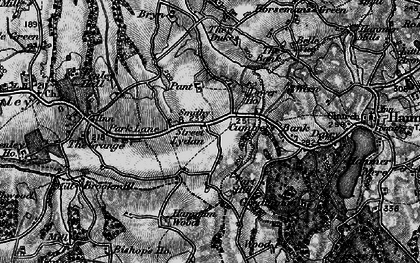 Old map of Street Lydan in 1897