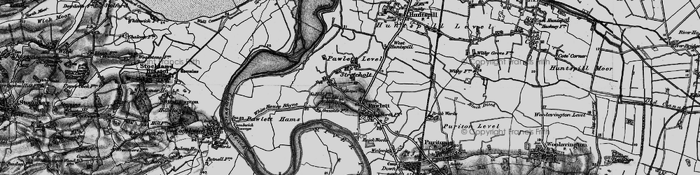 Old map of Stretcholt in 1898