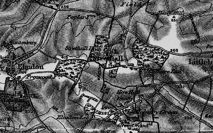 Old map of Strethall in 1896