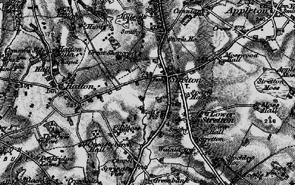 Old map of Stretton in 1896