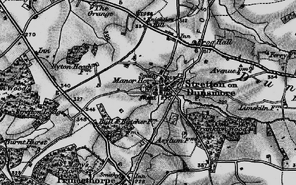 Old map of Stretton-on-Dunsmore in 1898