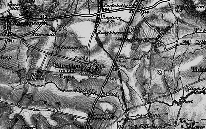 Old map of Stretton-on-Fosse in 1898