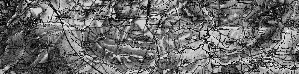 Old map of Stretton-on-Fosse in 1898