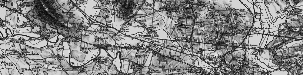 Old map of Stretton Sugwas in 1898