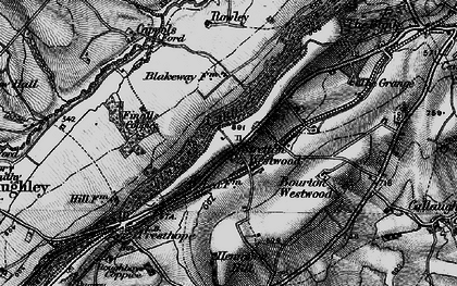 Old map of Blakeway Coppice in 1899