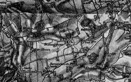 Old map of Stringston in 1898