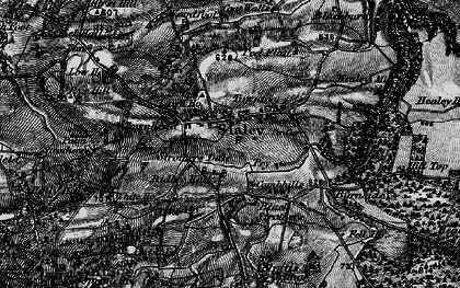 Old map of Strothers Dale in 1898