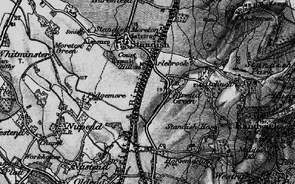 Old map of Stroud Green in 1896
