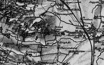 Old map of Stroud Green in 1896