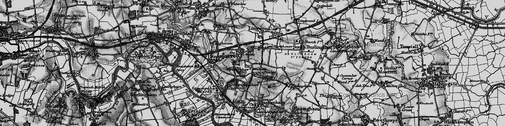 Old map of Strumpshaw in 1898