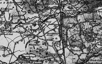 Old map of Bradley Hill in 1896