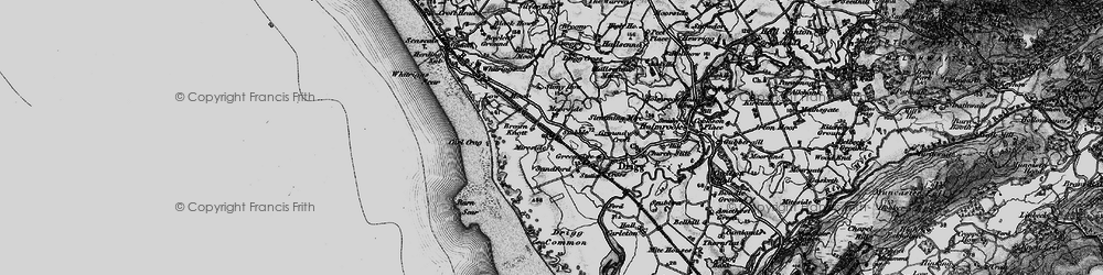 Old map of Stubble Green in 1897