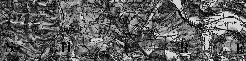 Old map of Stubbles in 1895