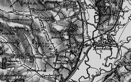 Old map of Stubwood in 1897