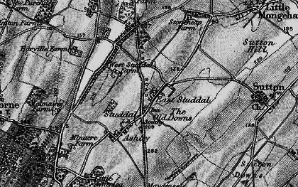 Old map of Studdal in 1895