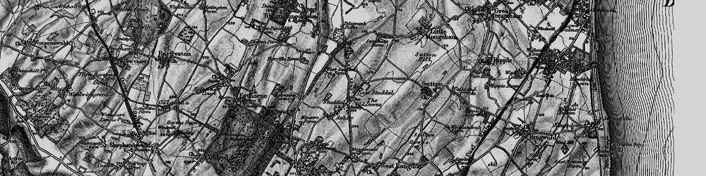 Old map of Studdal in 1895