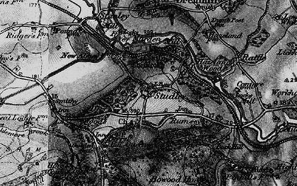 Old map of Studley in 1898