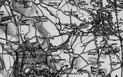 Old map of Aismunderby Village in 1897