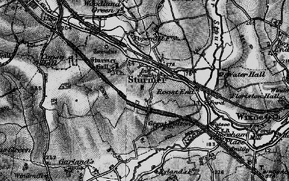 Old map of Sturmer in 1895