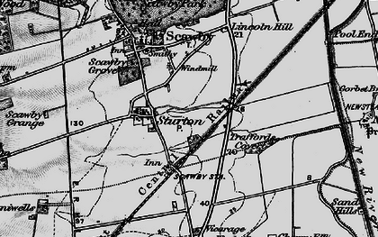 Old map of Sturton in 1898