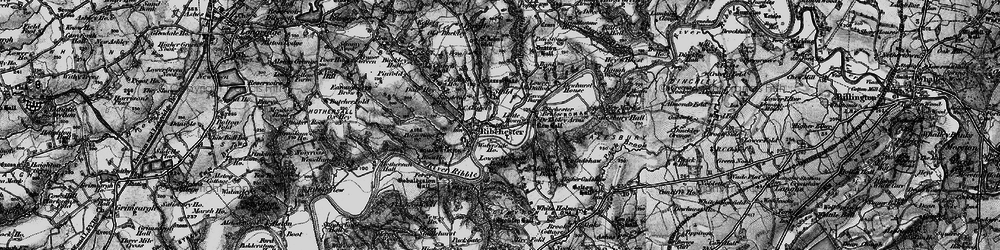 Old map of Stydd in 1896